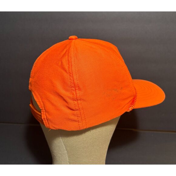 Vintage The Home Depot Orange Snapback Trucker Hat Front Rope Cap USA - Picture 2 of 4